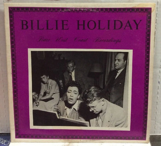 Billie Holiday Rare Weat Coast Recordings Record TLP102