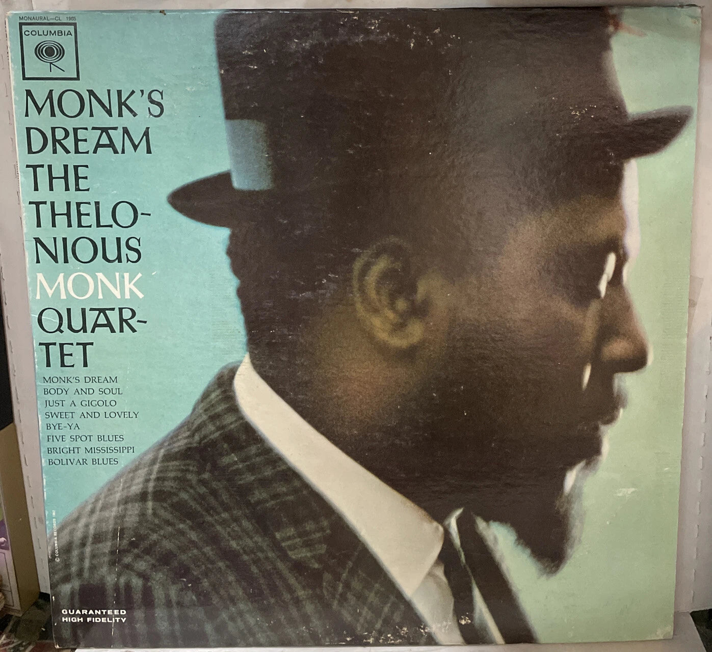 The Thelonious Monk Quartet Monk’s Dream Mono Record CL1965