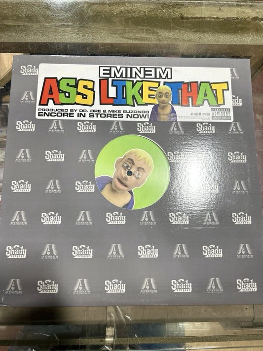 EMINEM: ASS LIKE THAT CLEAR VINYL 12" SINGLE NM