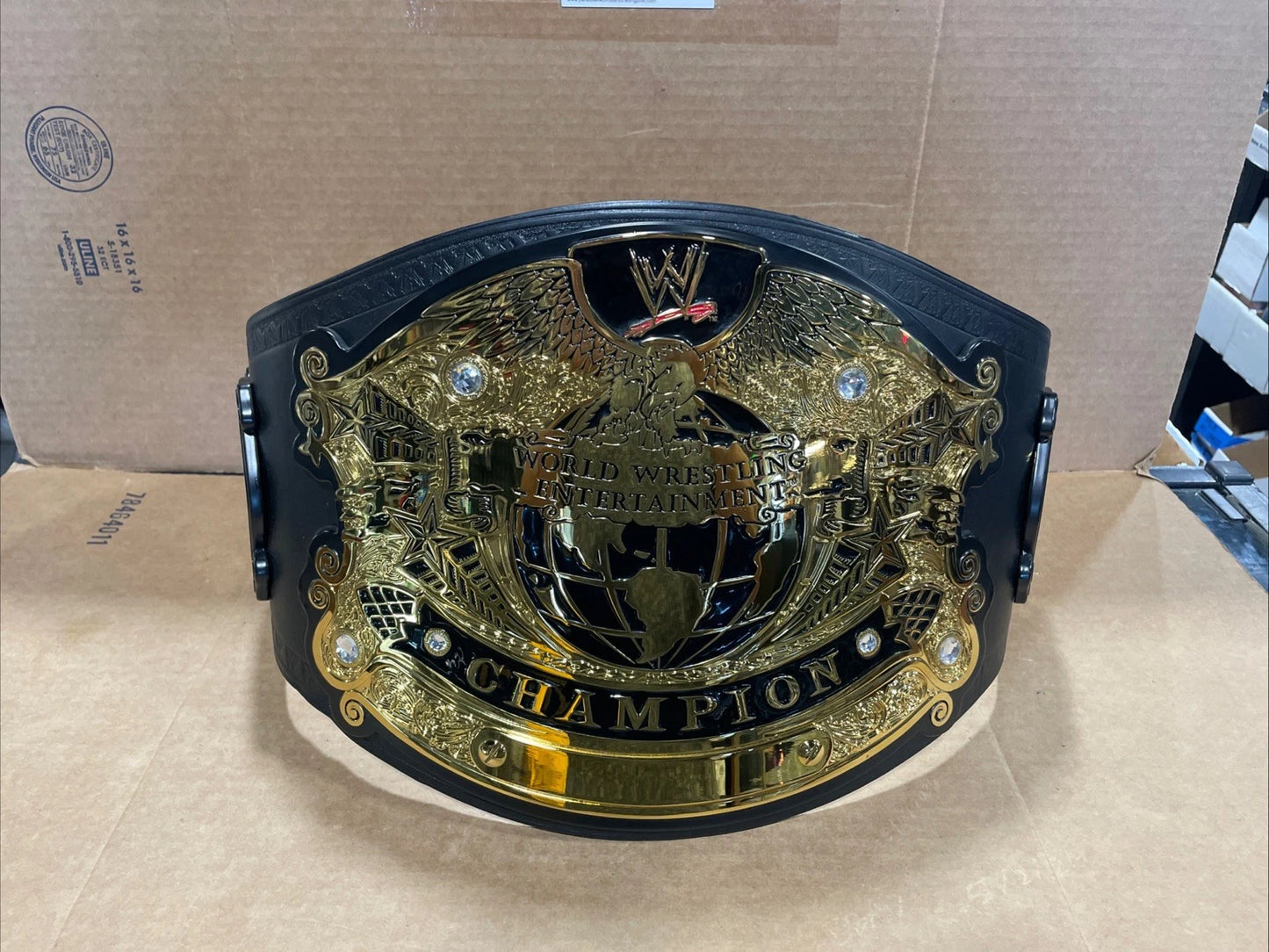 WWE Shop Official Undisputed Championship Replica W Bag Belt Version 2