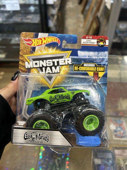 2017 Hot Wheels Monster Jam Gas Monkey Garage 2/15 Epic Additions HM1-6