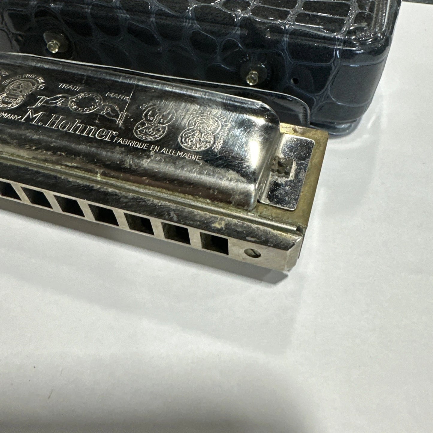 Vintage M. Hohner Harmonica Marine Band (Germany) THE CHROMONICA 260 & Case