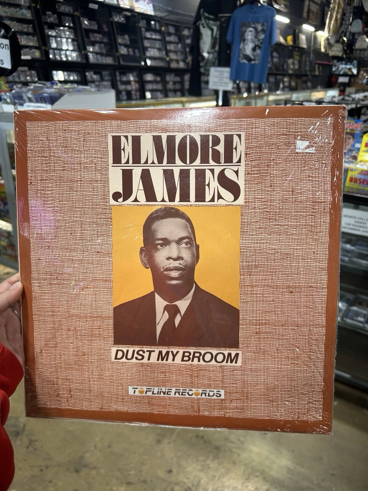 ELMORE JAMES DUST MY BROOM LP TOPLINE UK IMPORT TOP 120 FOLK BLUES New Sealed