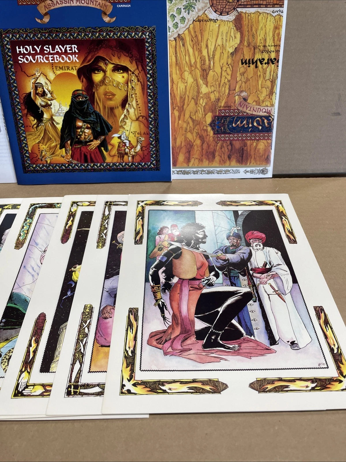Dungeons & Dragons Al-Qadim Assassin Mountain Box Set ALQ2 TSR9431 2nd Edition