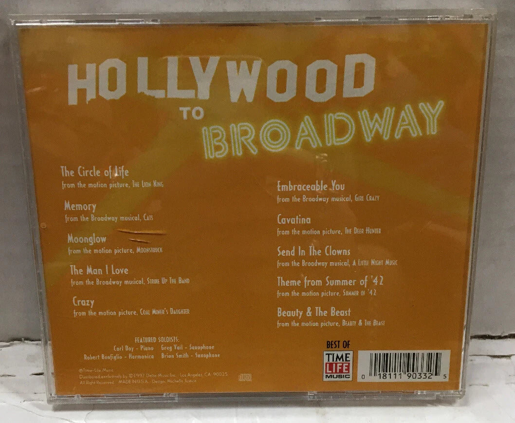 Hollywood To Broadway Various CD