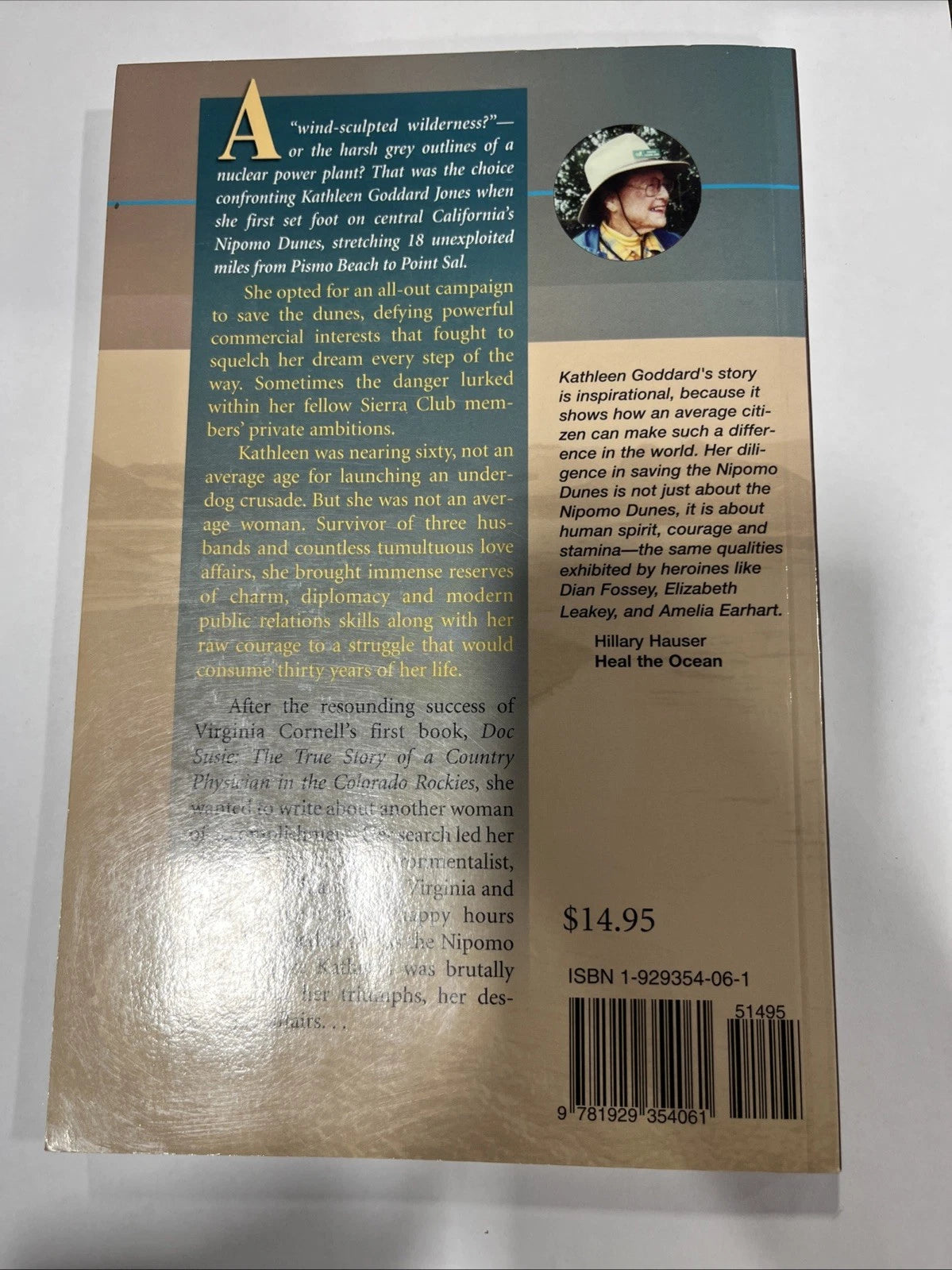 Defender of the Dunes by Virginia Cornell. SIGNED BY AUTHOR.