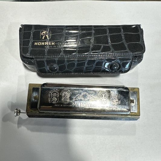 Vintage M. Hohner Harmonica Marine Band (Germany) THE CHROMONICA 260 & Case