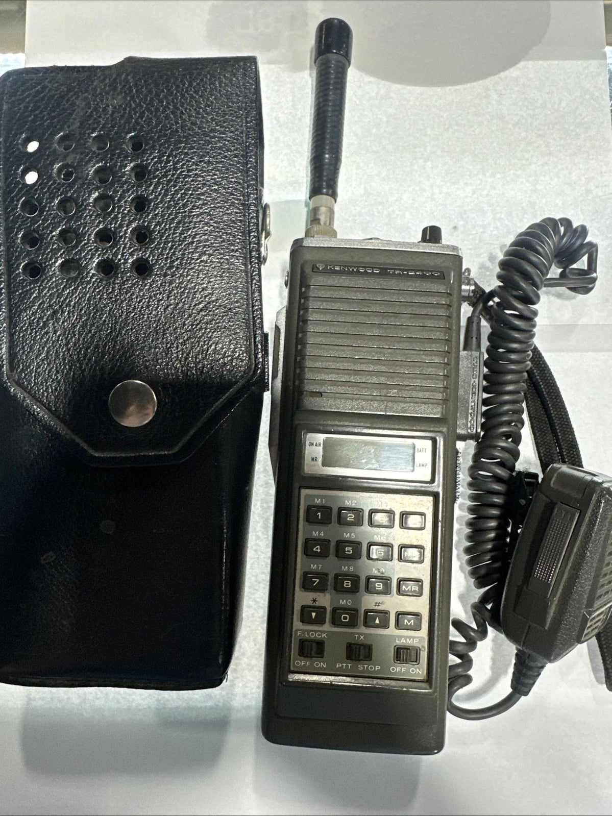 Kenwood TR2400 fm Transceiver Walkie With Speaker Mic Untested