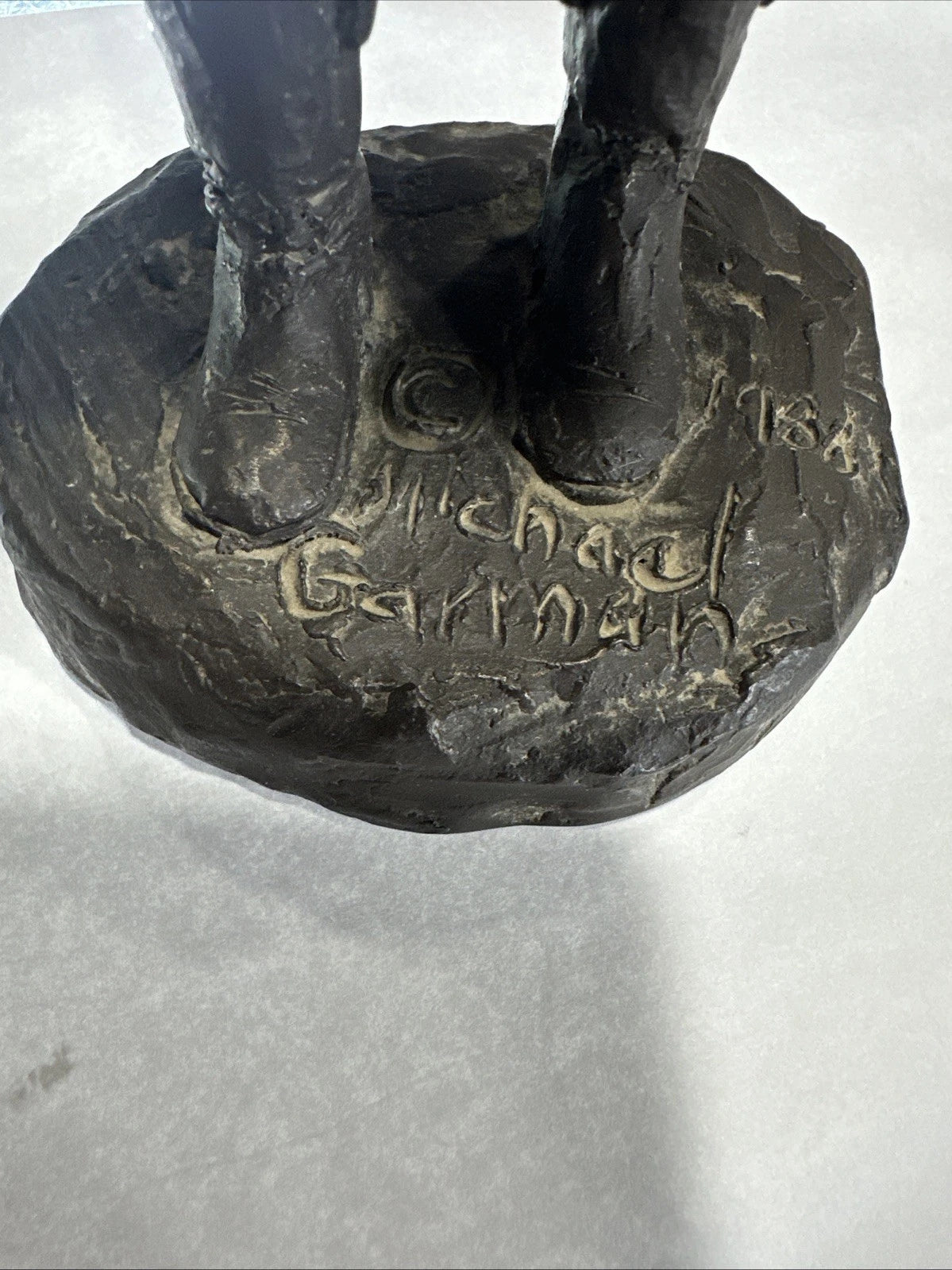 Michael Garman Gunslinger Sculpture - Rough Finish