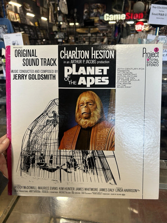 JERRY GOLDSMITH-PLANET OF THE APES OST 1968 PROJECT 3 REC. LP PR 5023 NM