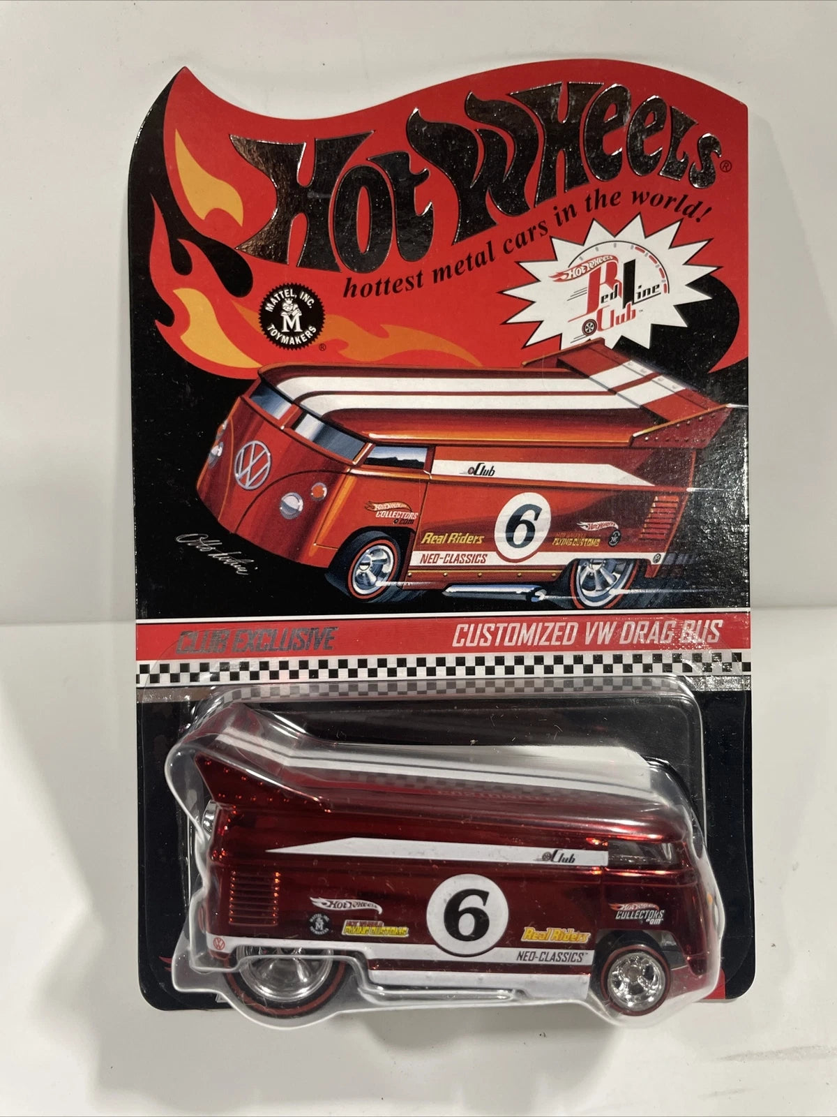 Hot Wheels Redline Club RLC Exclusive 2006 Customized VW Drag Bus 00917/13775