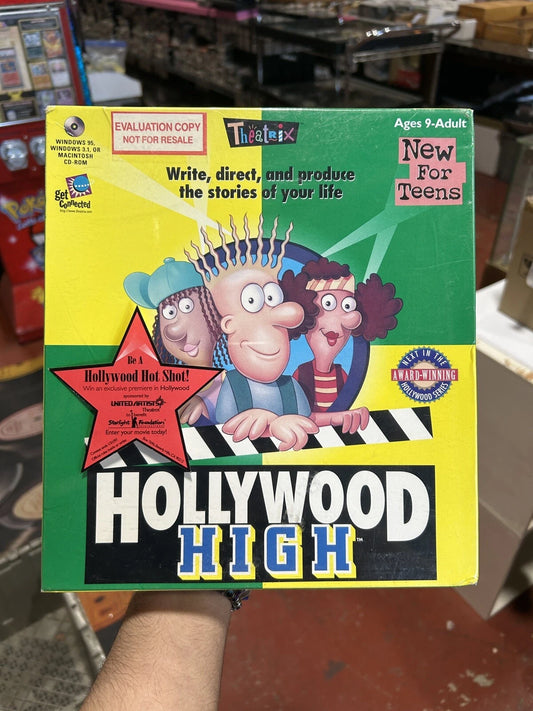 Hollywood High 1996 Direct Scenes Interactive Windows/Mac CD-ROM Big Box Sealed