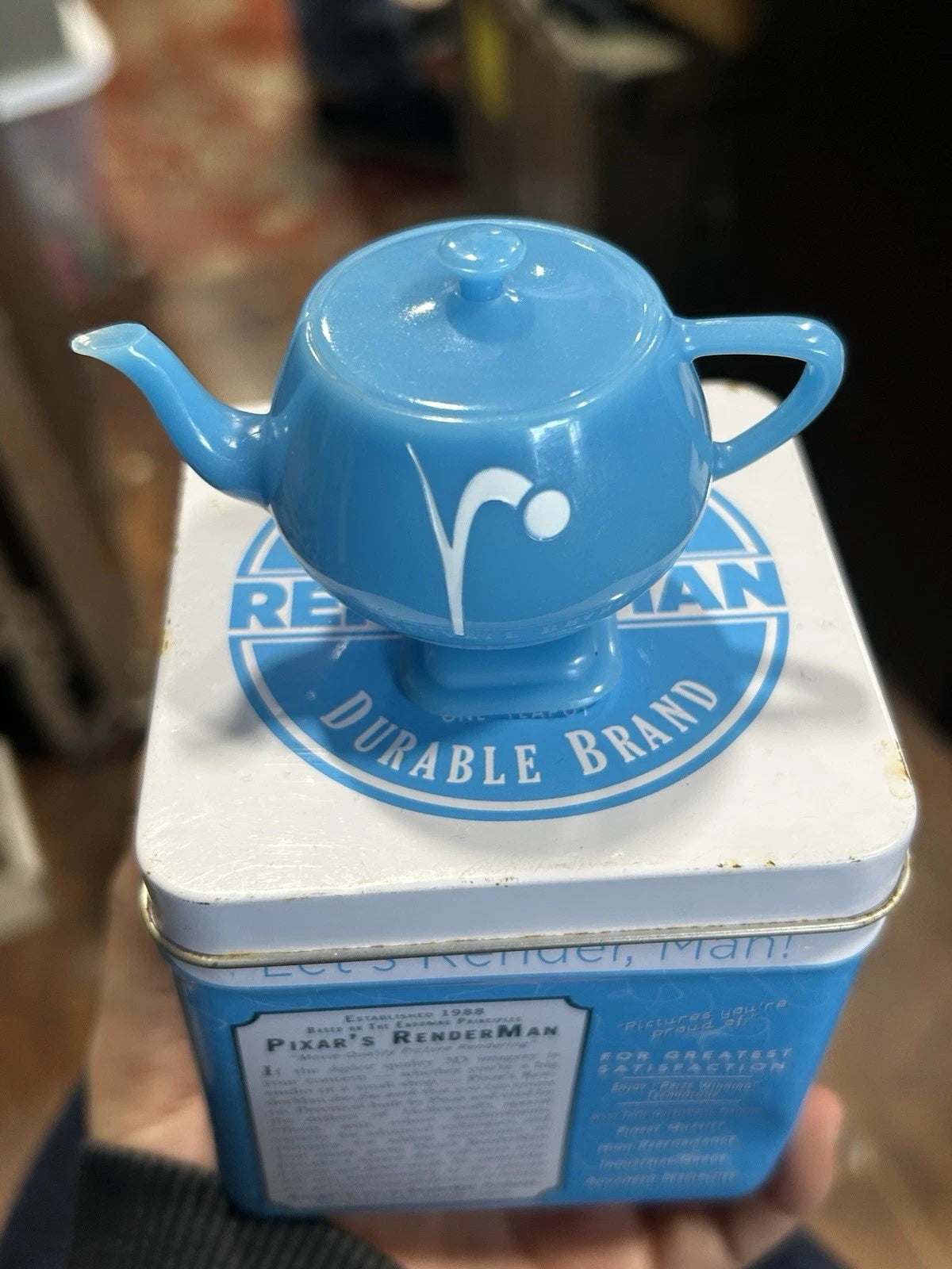PIXAR RENDERMAN Bluetiful Walking Teapot 2015