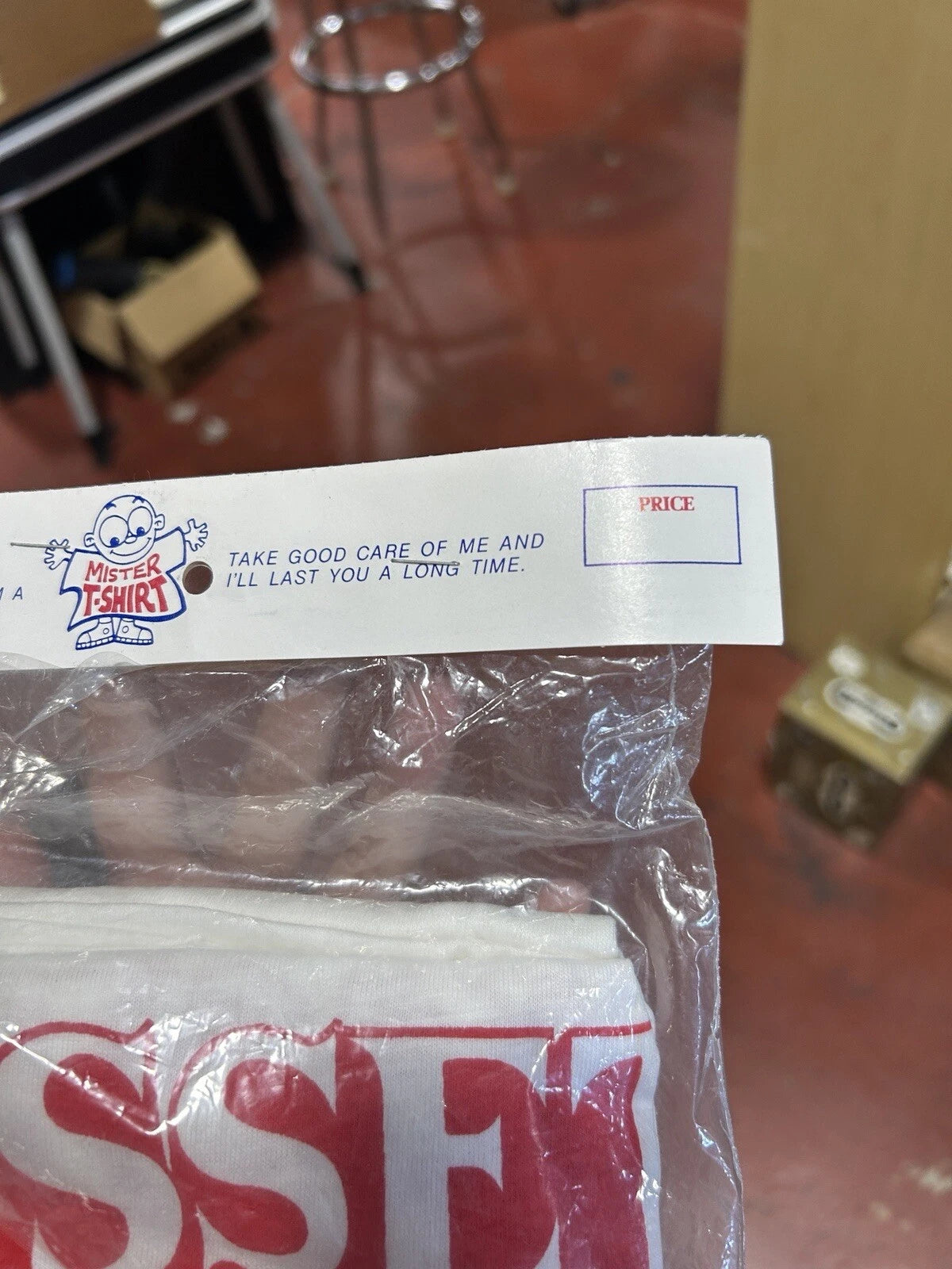 Mister T Shirt Rare 1970’s T Shirt Made in Pasadena Racing shirt Size XL