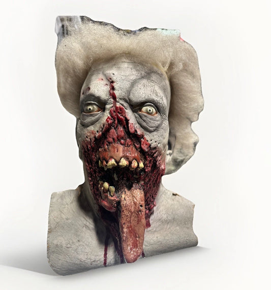 Latex Halloween Undead Zombie Living Dead Scary Mask Head Costume Realistic Rare