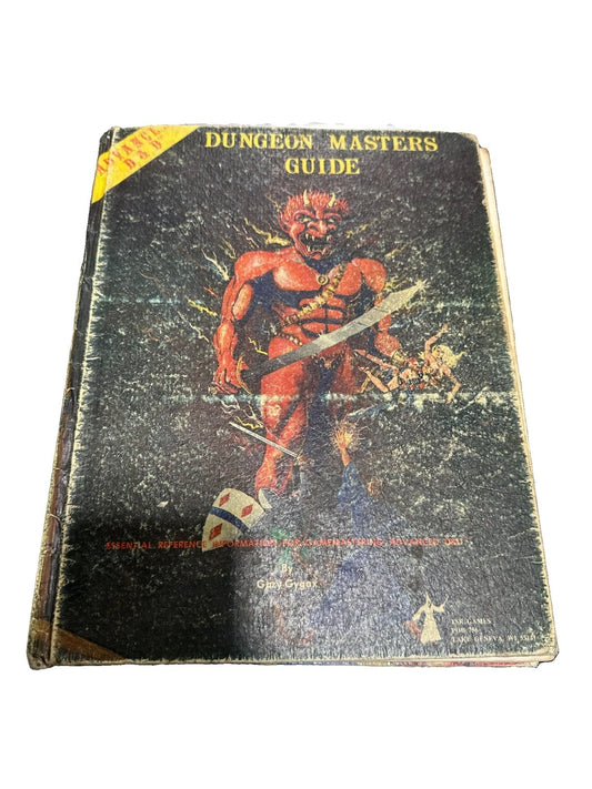 D&D, Dungeons & Dragons, TSR, Dungeon Masters Guide, May 16, 1979 Fair Cond.