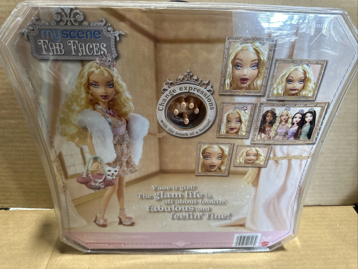 2006 My Scene Fab Expressions Kennedy Doll New In Box