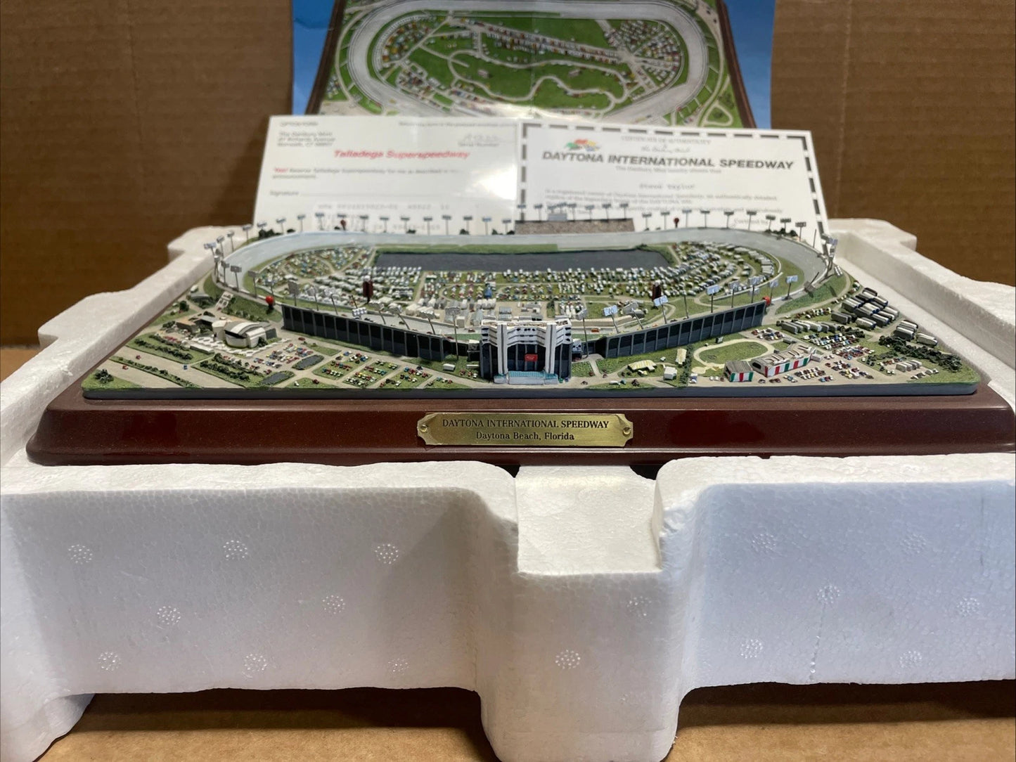 Danbury Mint Daytona International Speedway Florida Beach Diorama Model