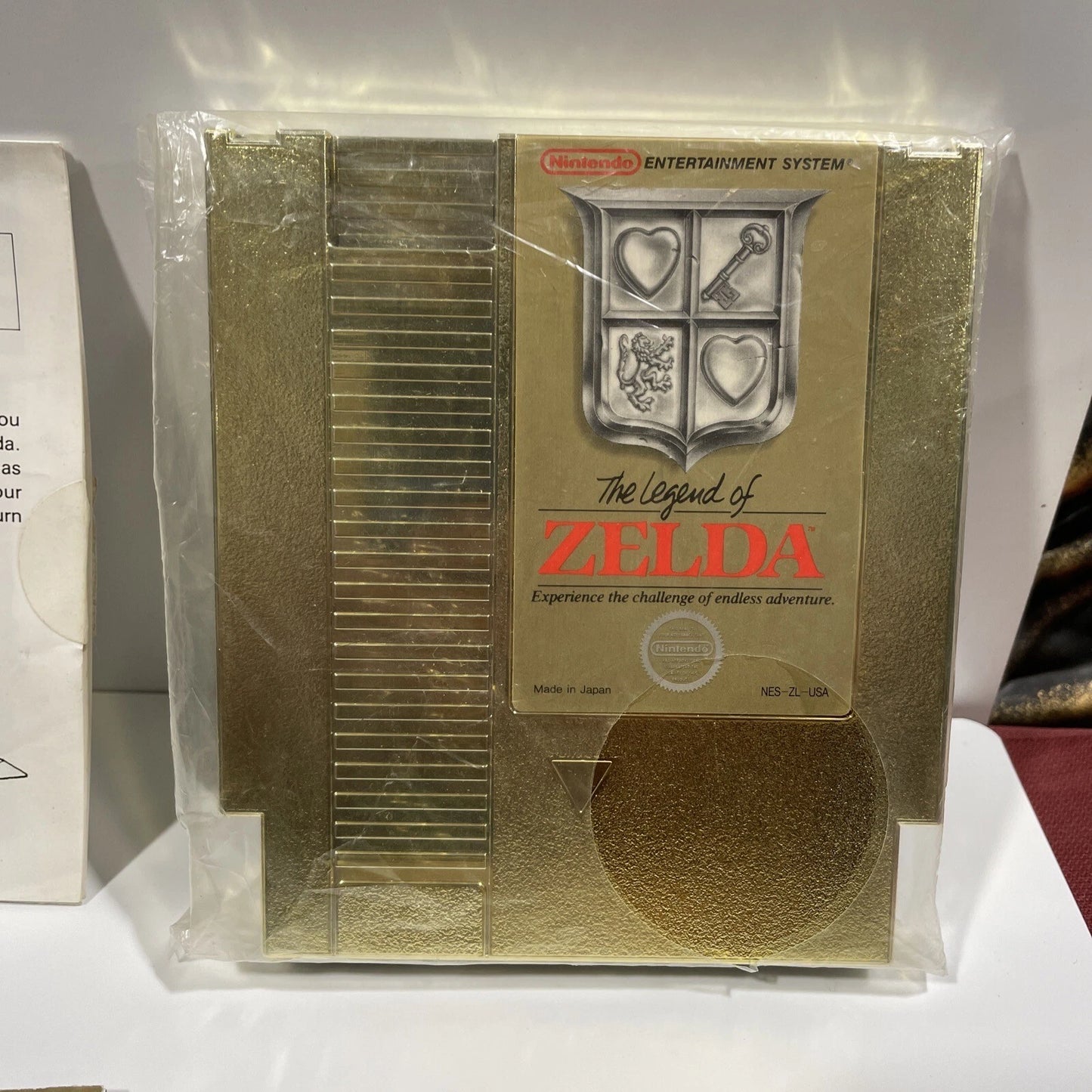 The Legend of Zelda Nes Nintendo Complete in Box w/ Map