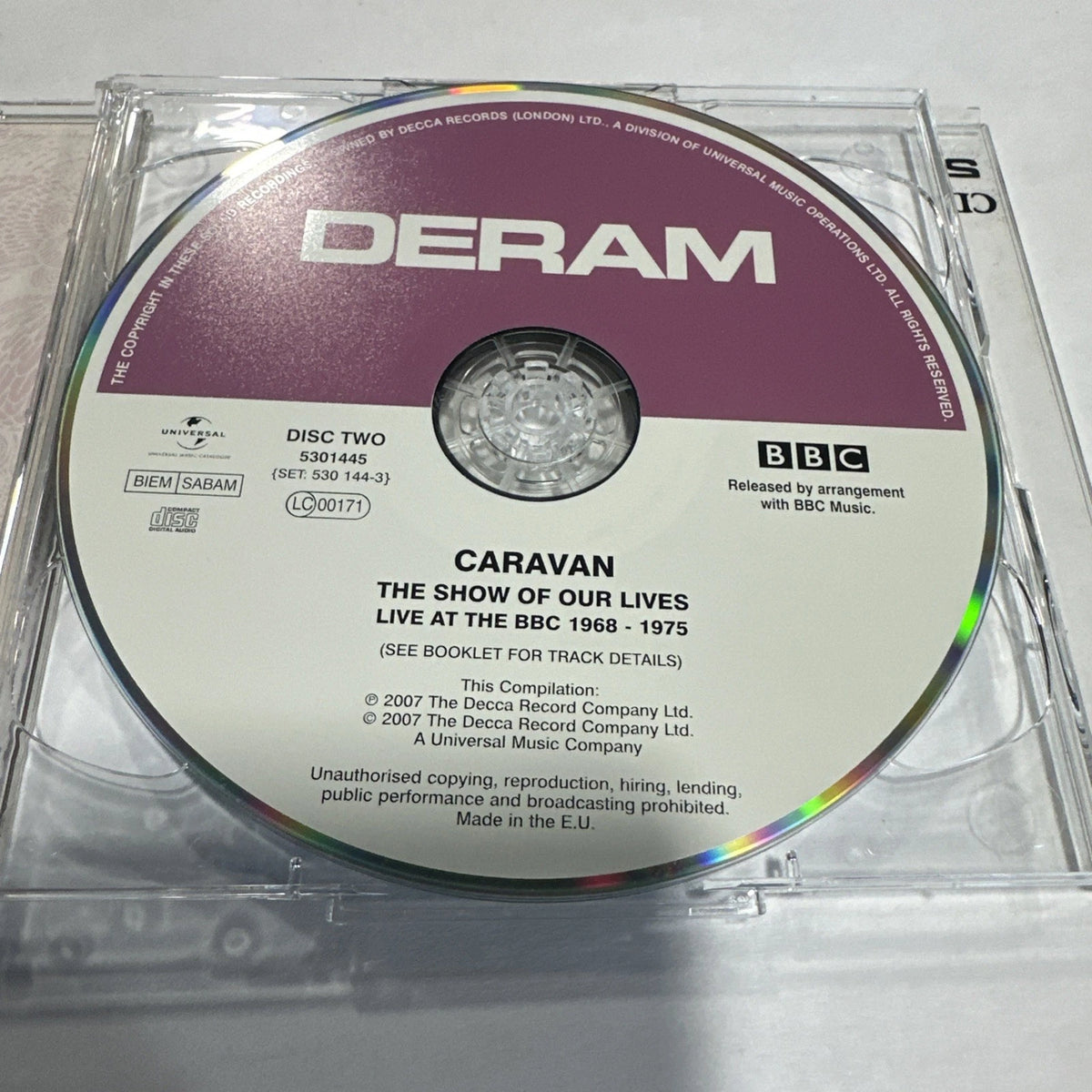 Caravan : Show of Our Lives, The: Caravan at the Bbc 1968 - 1975 CD 2 discs