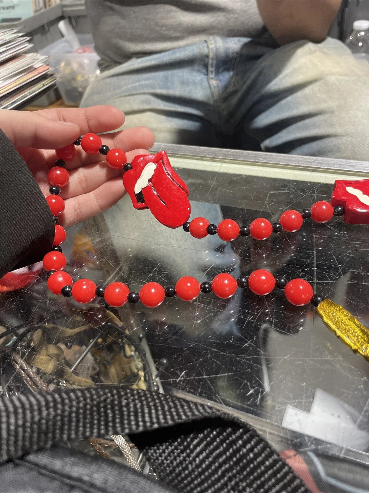 Rolling Stones Bead Necklace