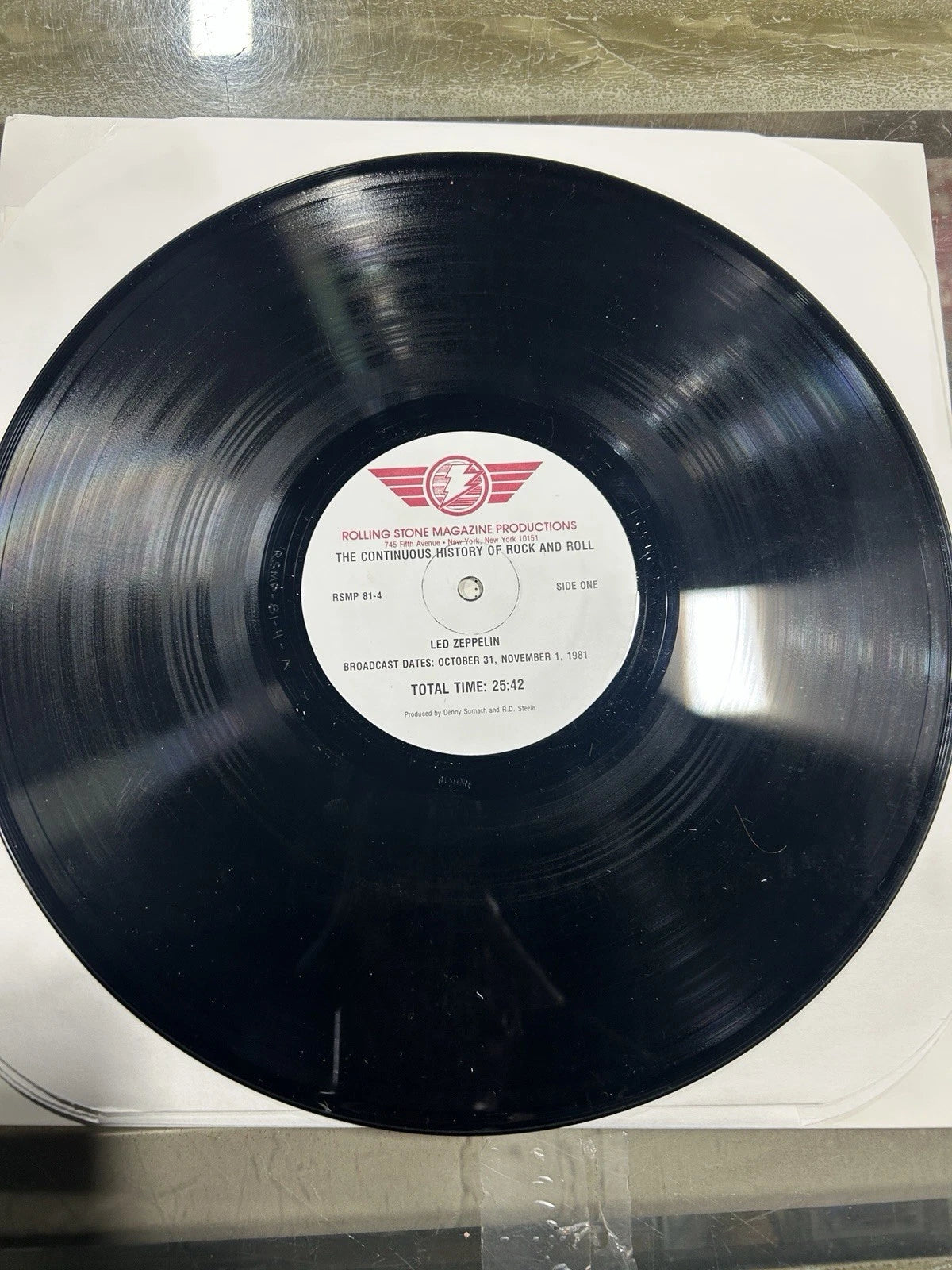 Led Zeppelin – The Continuous History Of Rock And Roll LP