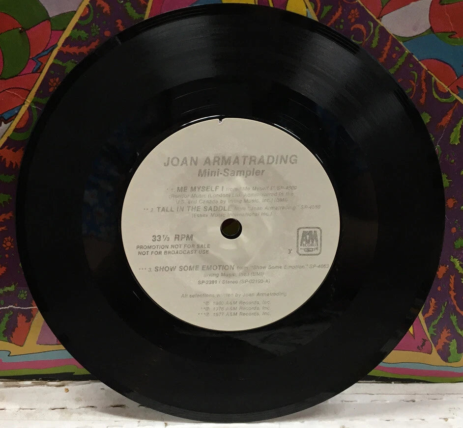 Joan Armstrong Free Joan Armatrading Mini-Sampler Promo 7” Sampler AM-2391