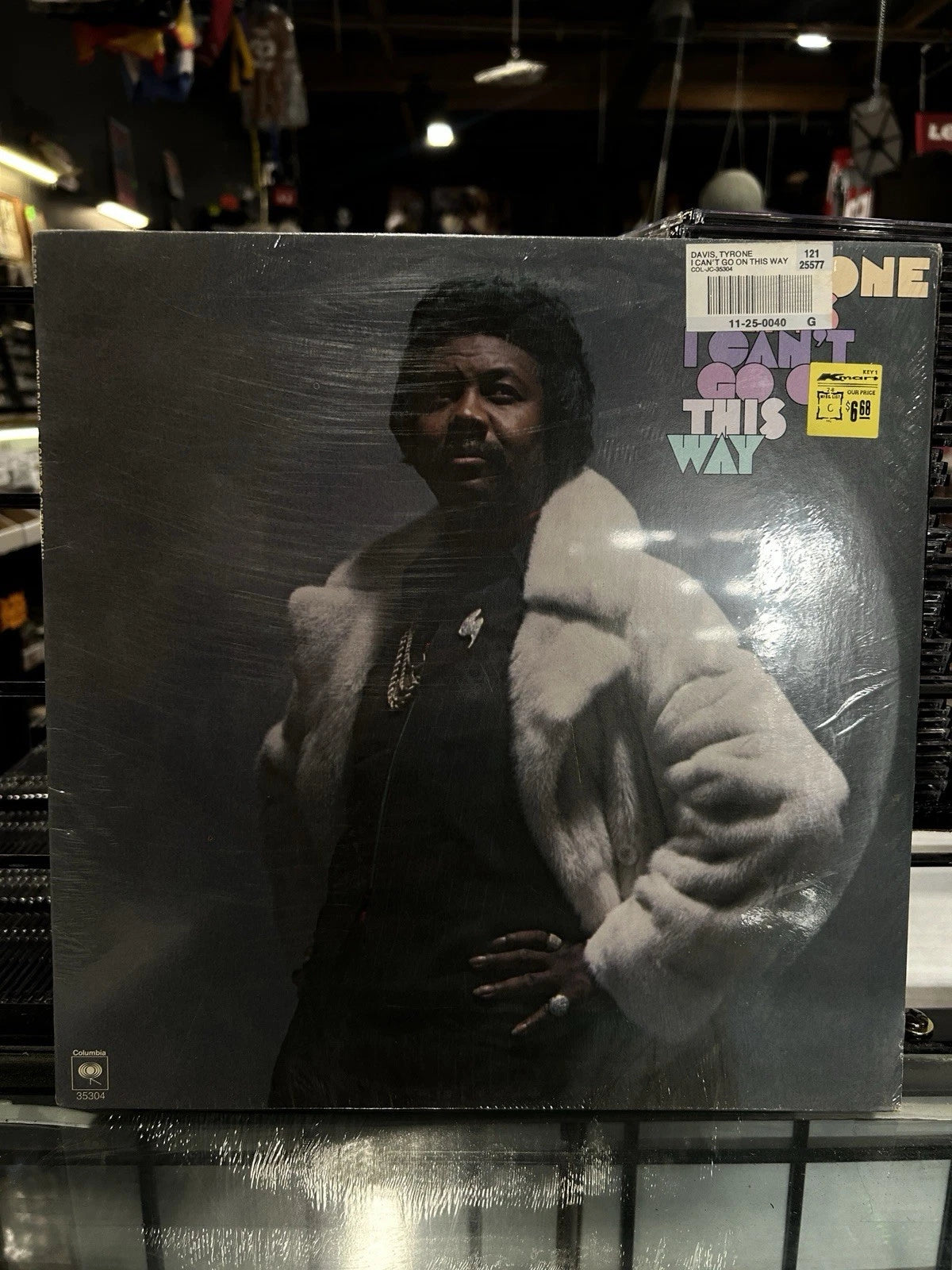 Tyrone Davis – I Can't Go On This Way 1978 Columbia-JC 35304 New Sealed
