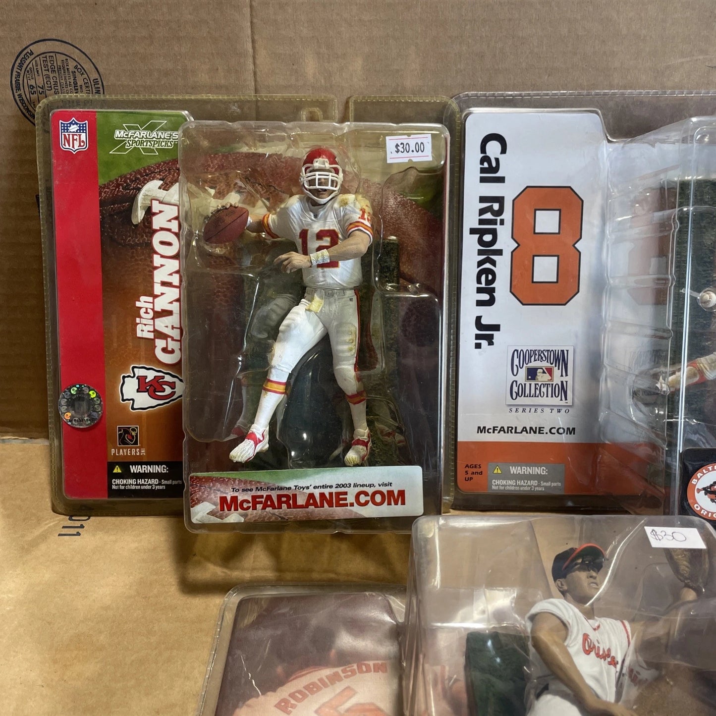 MCFARLANE FIGURES BRYCE HARPER DON MATTINGLY ALEX RODRIGUEZ LOT OF 9