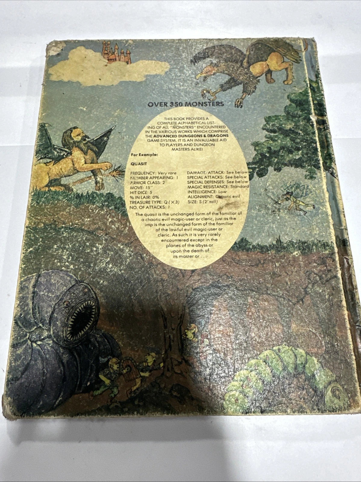 Advanced Dungeons & Dragons Monster Manual 3rd Edition 1978 TSR Gary Gygax
