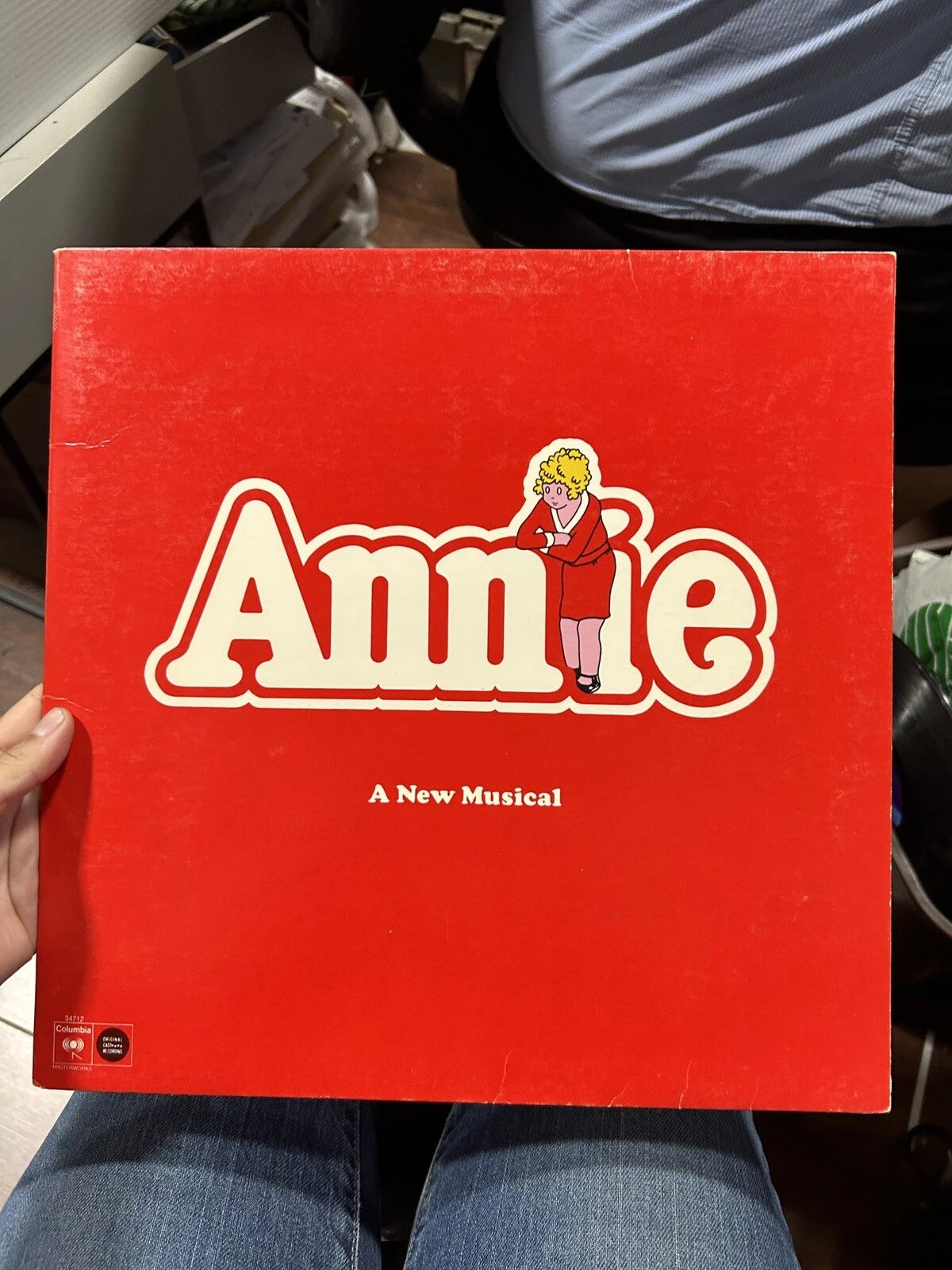Original Cast – Annie (A New Musical) VINYL RECORD LP Gatefold JS 34712