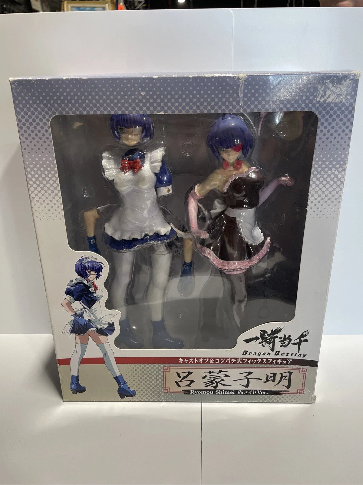 Ikki Tousen Figure Ryomou Shimei Neko Maid ver. 1/8 Taki Corporation Opened