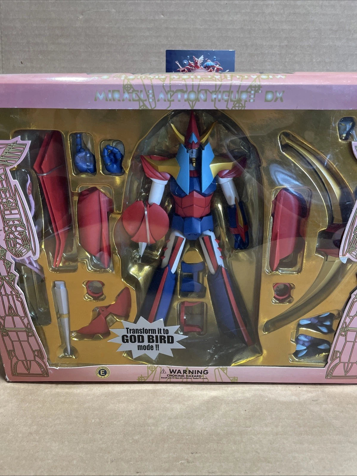 Reideen The Brave Miracle Action Figure DX God Bird Medicom Sealed Rare Vintage