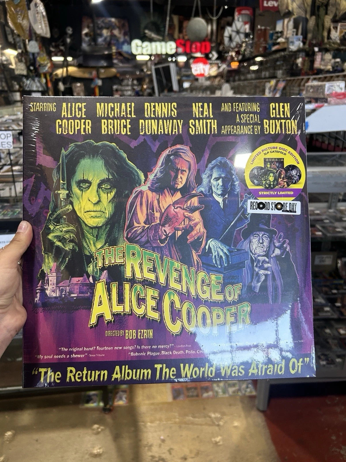 2026 RSD Alice Cooper The Revenge of SEALED NEW 2 LP Picture Disc LTD ONLY 1,000