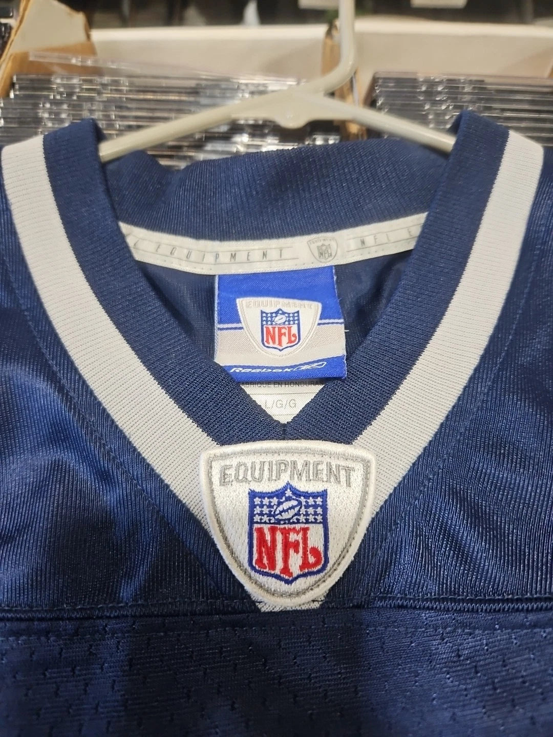Tom Brady Reebok Patriots Jersey Size L New England Rare Vintage