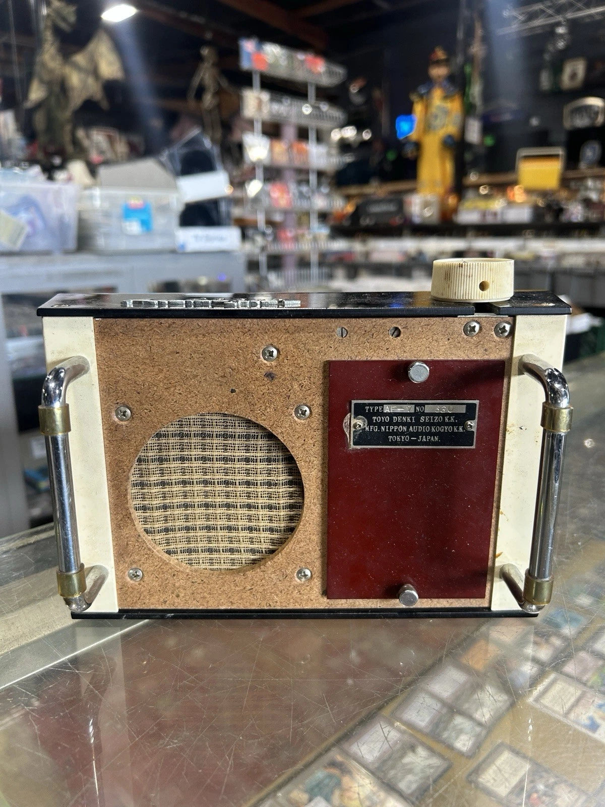 Toyo Denki AF-7 630 7 transistor radio As Is