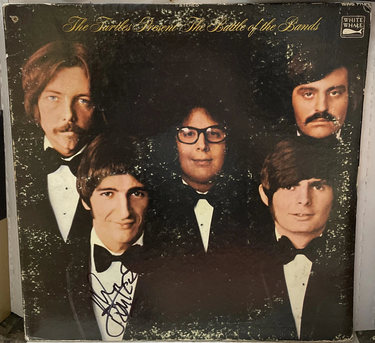 The Turtles Present The Battle Of The Bands Autographed Record WSS7118