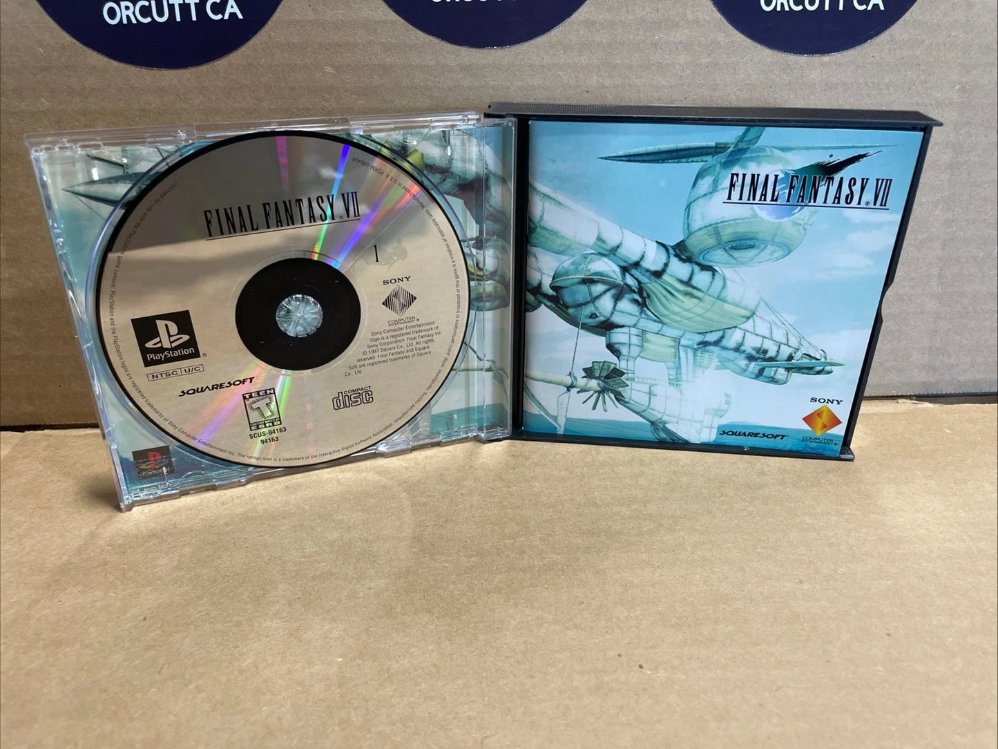Final Fantasy 7 VII - Sony PlayStation 1 Ps1 Greatest Hits CIB W/ Discs & Manual