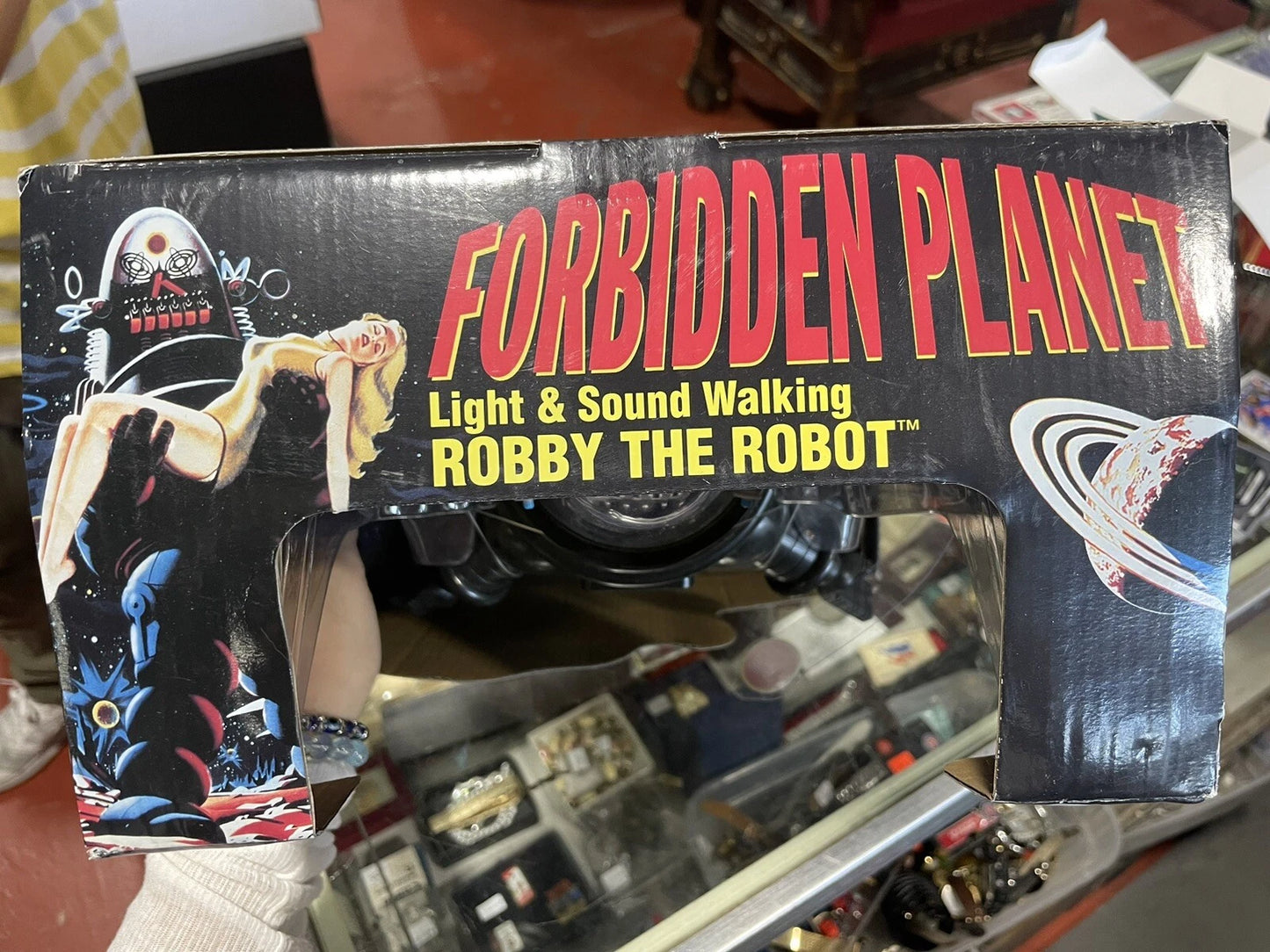 Forbidden Planet Robby The Robot Figure with Light & Walking Sound MIB Walmart