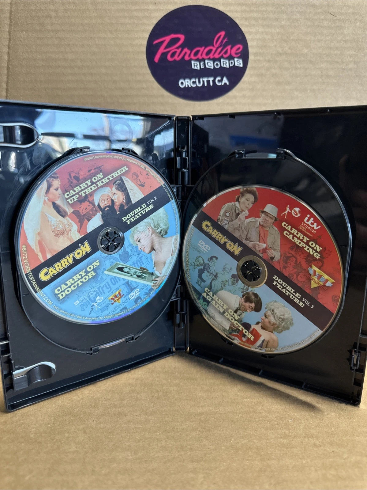 Carry on Collection: Volume 1 DVD, 4-Disc, 8 Movies Britains Outrageous Carry On
