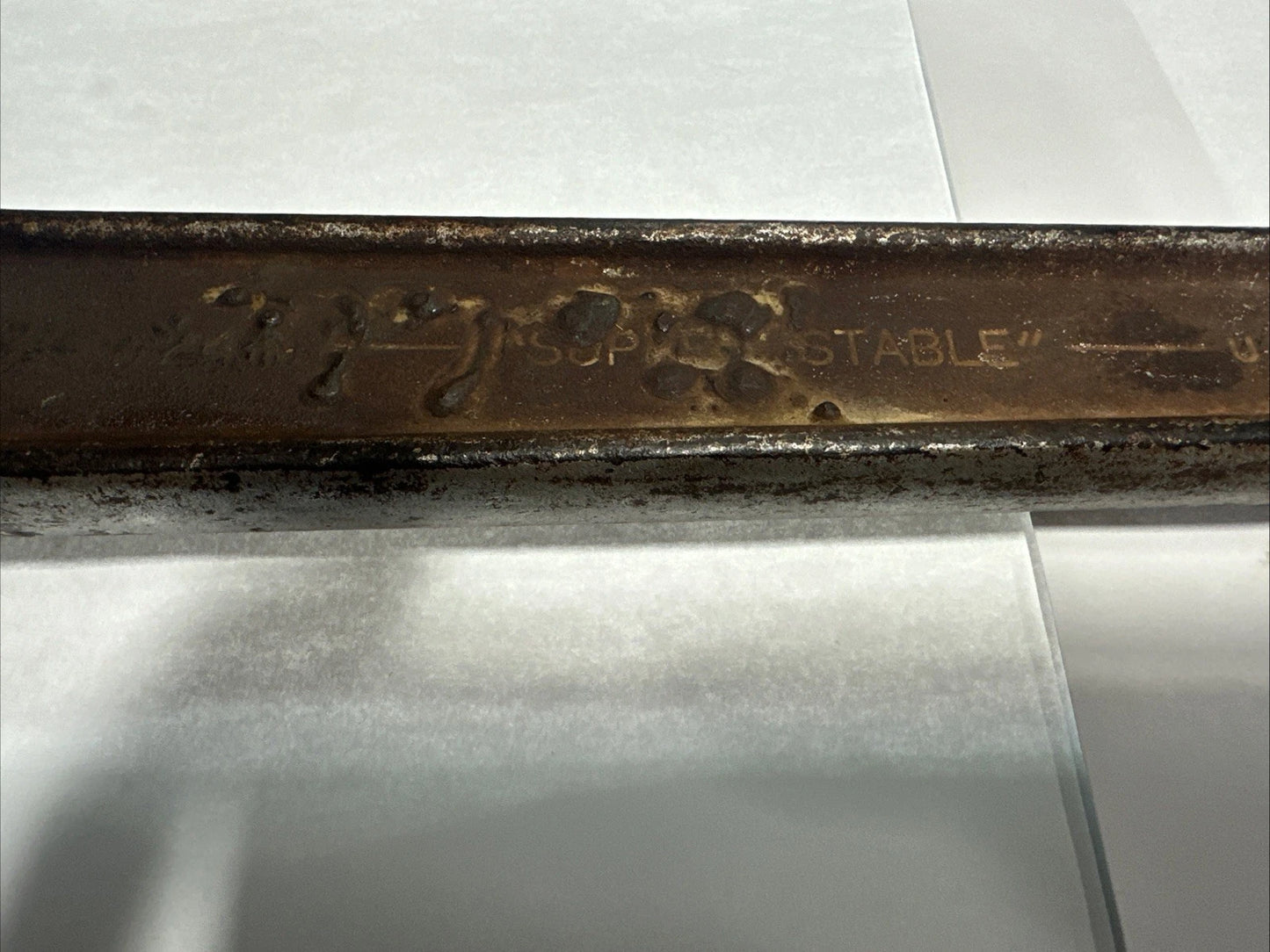 JH Williams Superjustable 4" Adjustable Wrench Forged Alloy Steel Vintage In USA