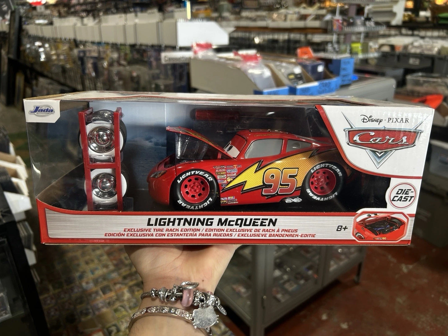 Jada Toys 1/24 Lightning McQueen Die-cast Car - 97751