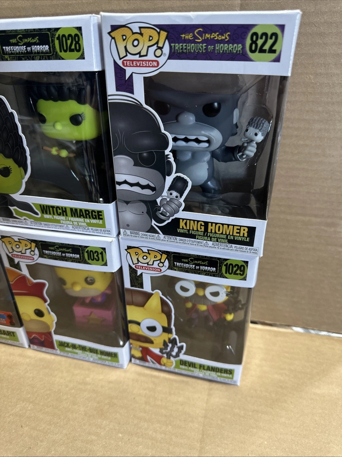 Funko Pops The Simpsons Treehouse Of Horrors Lot Of 8