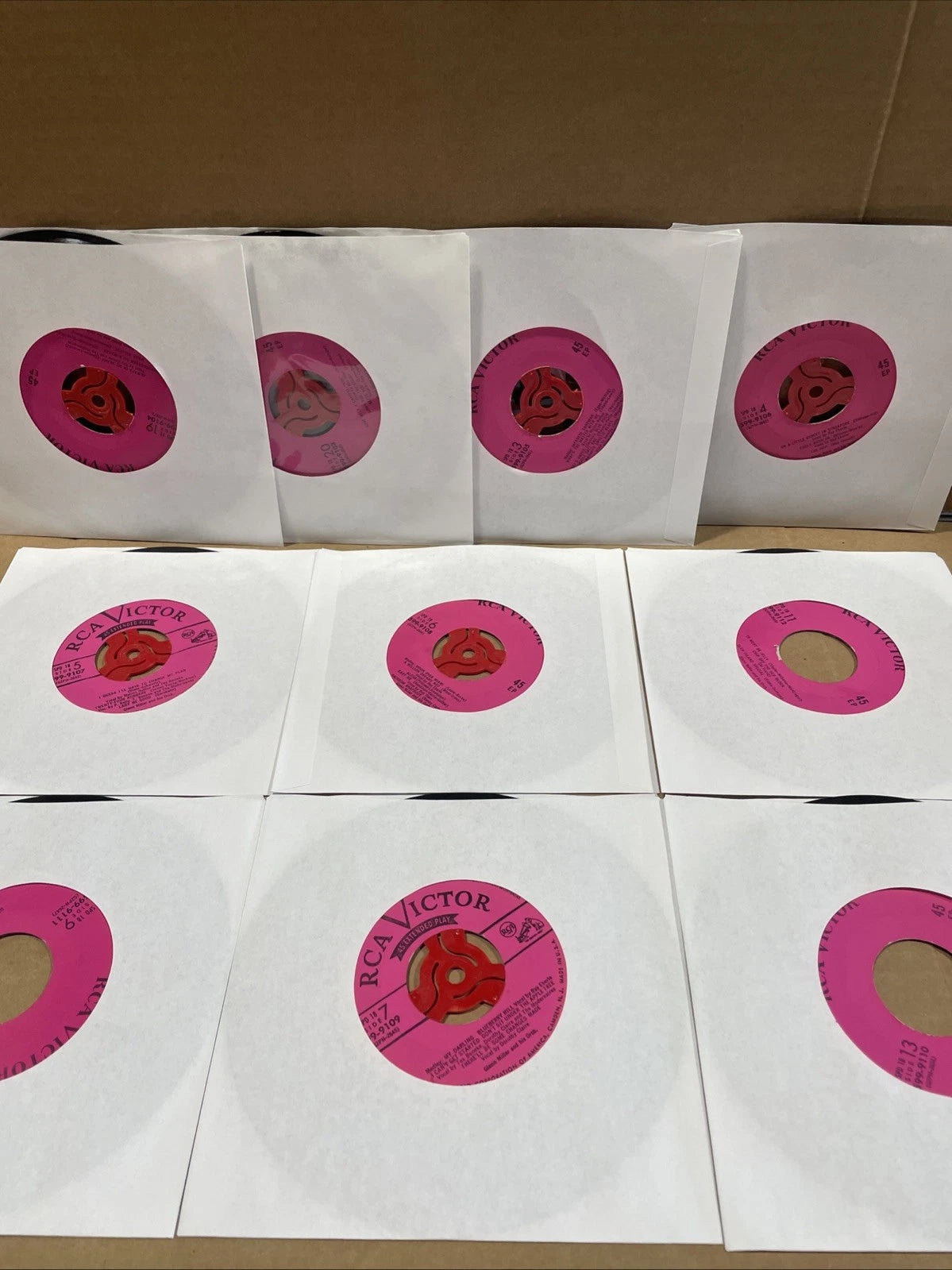 Glenn Miller and His Orchestra BX Set 10 45 Record - Rare Limited Edition Vol 1