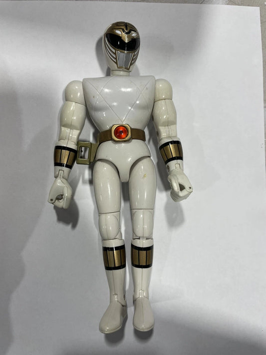 Vintage 1993 Bandai Jason David Frank Power Rangers White Ranger FlipHead Figure
