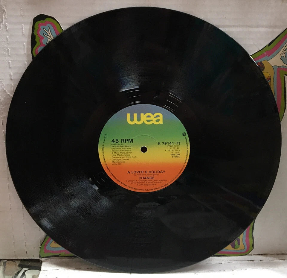 Change A Lovers Holiday/The Glow Of Love 12” UK Import Record K9141T