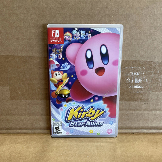 Kirby Star Allies (Nintendo Switch, 2018) Tested Authentic CiB Complete