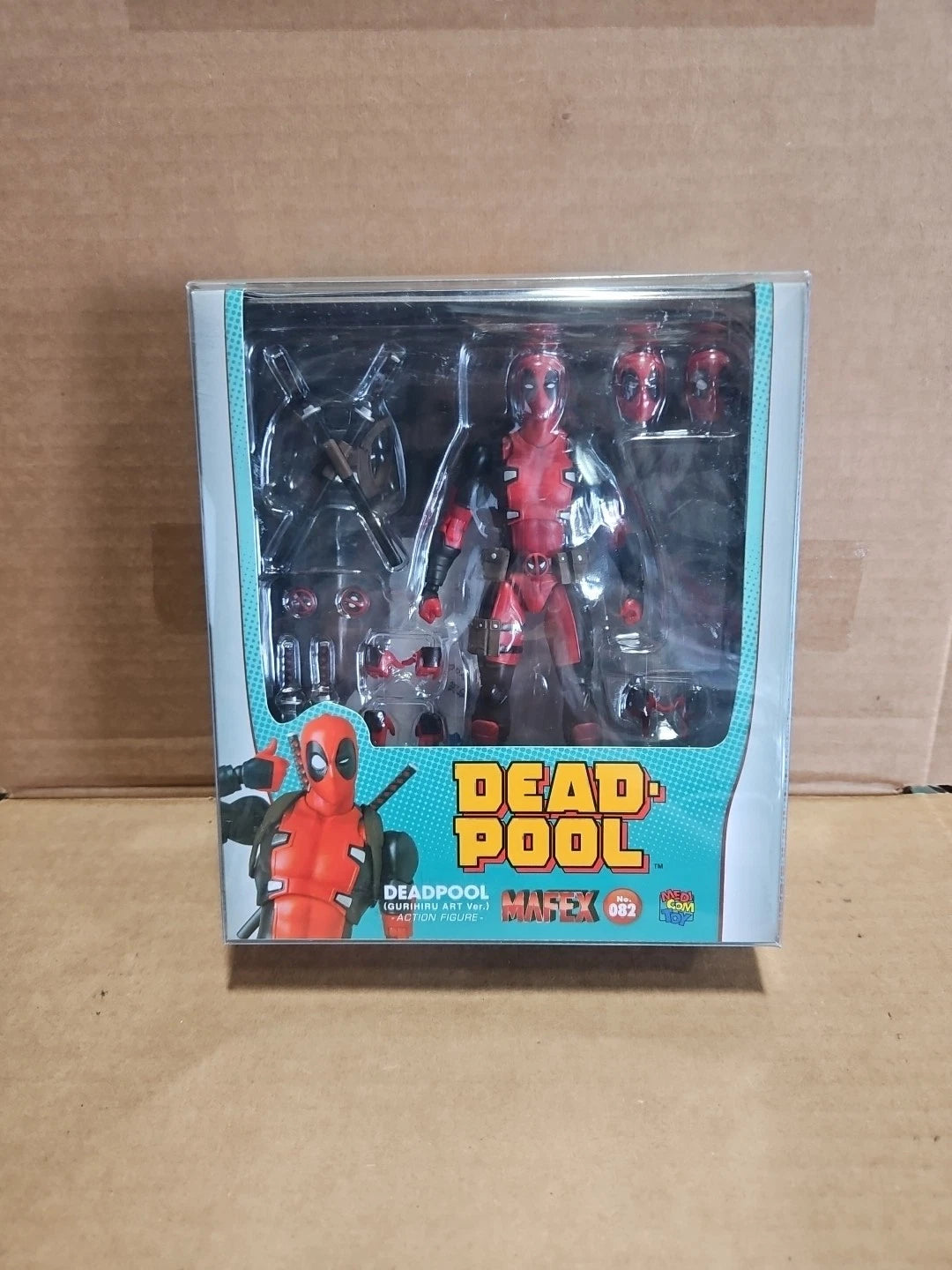 MAFEX No.082 DEADPOOL GURIHIRU ART Ver. Action Figure W Protector