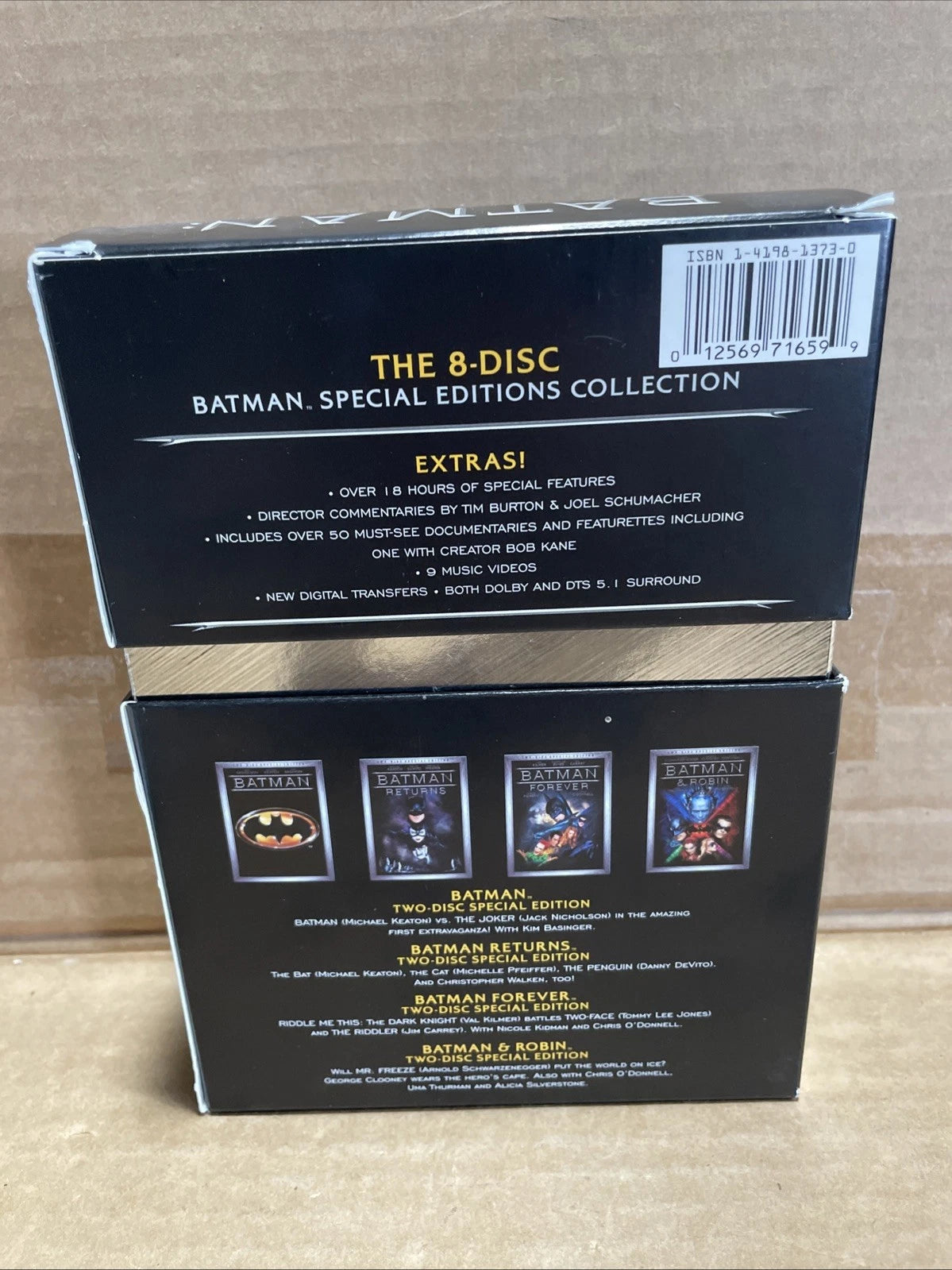 Batman: The Motion Picture Anthology 1989-1997 (DVD, 2005, 8-Disc Set)
