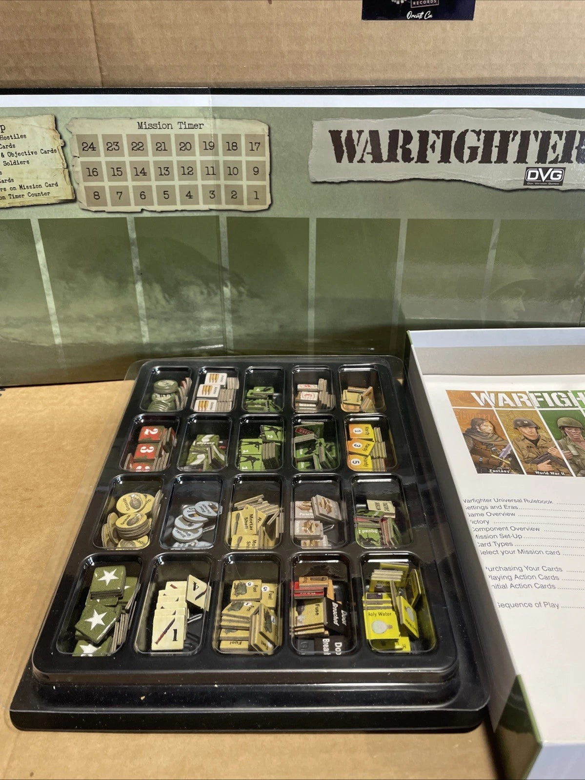 DVG Warfighter: The WWII Pacific Combat Card Game Incomplete
